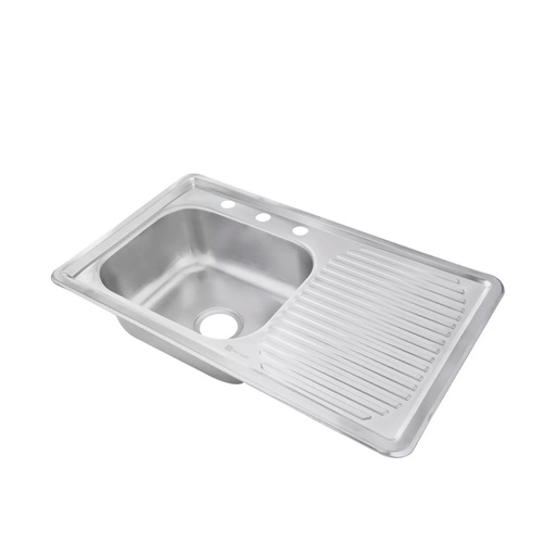 [HC105360] MUNICH TARJA 1PILA 1ESC DER   80X50CM INOX TA-01D