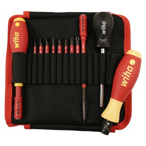 [HC126249] WIHA JG DESARMADOR AISLADO    C/TORQUE SLIMLINE 8 PTAS MIXTA