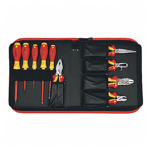 [HC126256] WIHA JGO HERRAMIENTA AISLADA  C/MALETIN 10PZS 32891