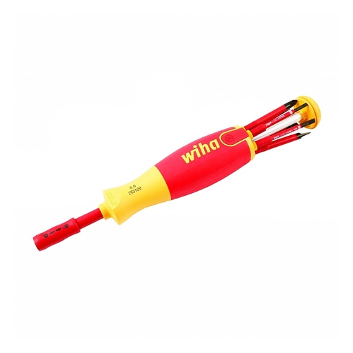[HC126262] WIHA DESARMADOR AISLADO       1000V SLIMLINE 6 PTAS MIXTAS