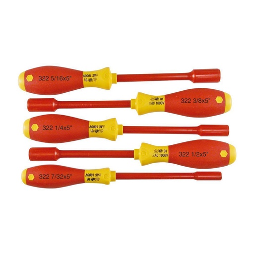 [HC126263] WIHA JG DESARMADORES CAJA     AISLADO 1000V 5PZ STD