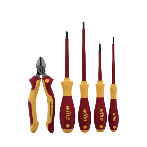 [HC126222] WIHA JG DESARMADORES          Y PINZA AISLADOS 1000V 5PZ