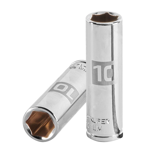 [HC20899] TRUPER DADO DE 6 PUNTAS CUADRO1/4 DE 10 MM D-4710-LM
