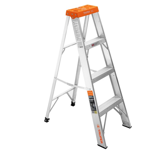 [HC13762] TRUPER ESCALERA D/TIJERA      3 ESC./4FT ALUM-T-II EST-23