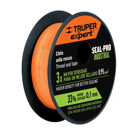 [HC20890] TRUPER CINTA TEFLON 12.7MMX   7MT (1/2") U.IND CTF-1/2X7X