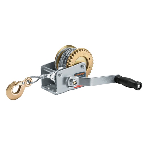 [HC14131] TRUPER MALACATE CON CABLE DE 270 KG MAW-27C