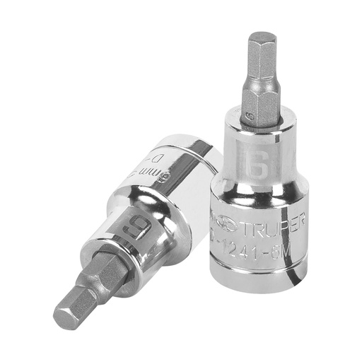 [HC13632] TRUPER DADO PUNTA HEXAGONAL CUADRO 1/2" D-1241-6M/D-5441-6M