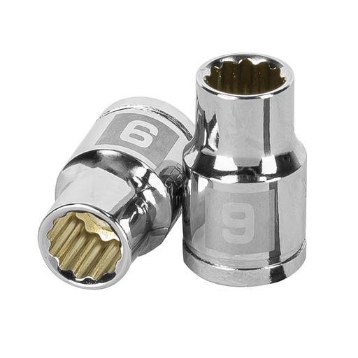 [HC13623] TRUPER DADO DE 12 PUNTAS, CUADRO 3/8DE 9MM D-5209-M