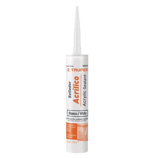 [HC21260] TRUPER SELLADOR ACRILICO BLANCO 280 ML SACRI-100B