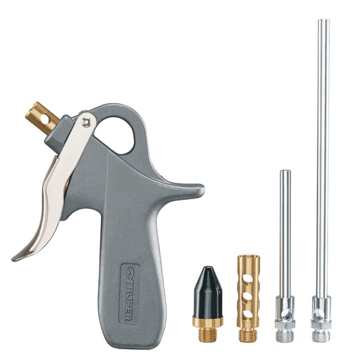 [HC14283] TRUPER PISTOLA METALICA CON 5 BOQUILLAS PISO-5X