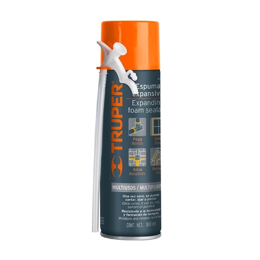 [HC13742] TRUPER ESPUMA POLIURETANO     300ML EXPANSIVA ESEX-300