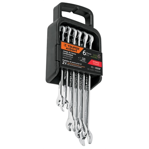 [HC13939] TRUPER JUEGO LLAVES COMB STD MOD.JC-6P JC-6P