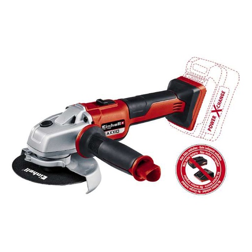 [HC126630] EINHELL MINIESMERILADORA 4-1/2" 18V 4431140 AXXIO BR EXPER
