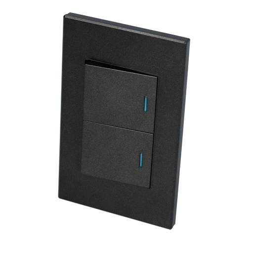 [HC128065] SURTEK PLACA P622N  2APAGADORNEGRO PREMIUM 1/2