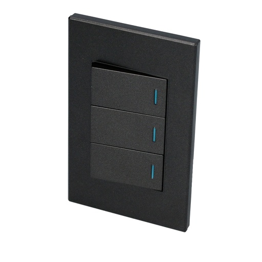[HC128067] SURTEK PLACA P623N  3APAGADORNEGRO PREMIUM 1/3