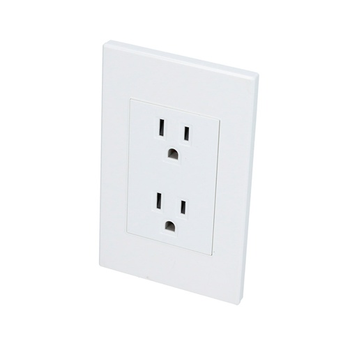 [HC128074] SURTEK PLACA P627B  CONTACTODUPLEX BLANCO PREMIUM 1/1