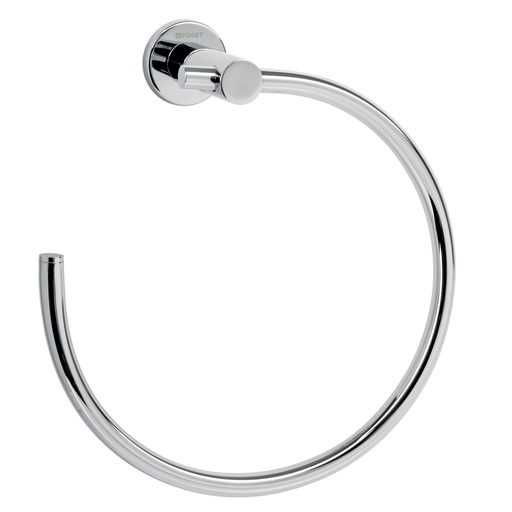[HC126792] FOSET TOALLERO DE ARGOLLA ELA-77 ACABADO CROMO