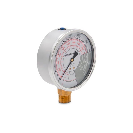 [HC128816] ENERPAC MANOMETRO DE FUERZA,IMPERIAL SCALE,100 PSI, 200 LBS,