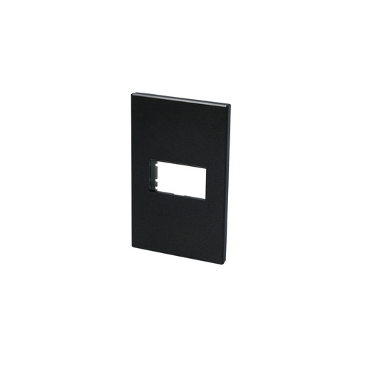 [HC128520] SURTEK PLACA P600N  1MODULO1/3 NEGRO PREMIUM