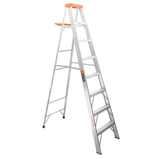 [HC98549] TRUPER ESCALERA D/TIJERA      7 ESC./8FT ALUM-T-II EST-27