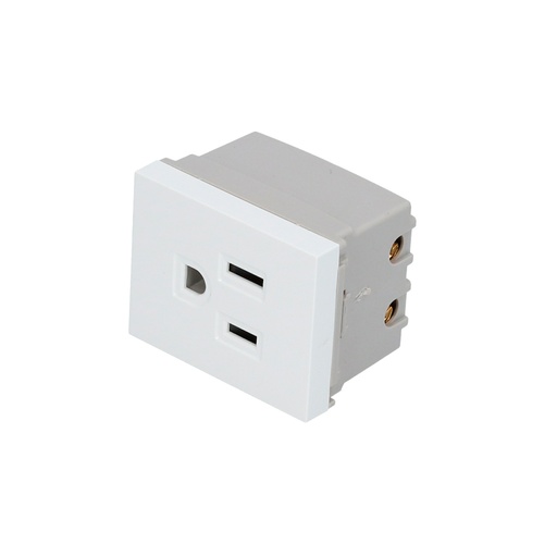 [HC128541] SURTEK CONTACTO ATERRIZADO P611B 1/2 BLANCO PREMIUM