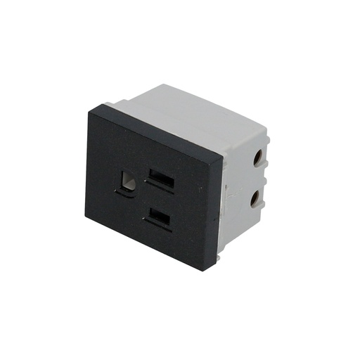 [HC128542] SURTEK CONTACTO ATERRIZADO P611N 1/2 NEGRO PREMIUM