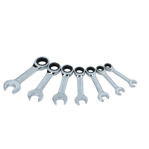 [HC127037] SURTEK JGO LLAVES COMB 7PZ    MATRACA CORTA STD 100576