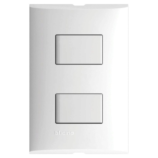[HC127956] FORZA PLACA 2INTERRUPTOR      SENC 10A 127V BTICINO FZA512