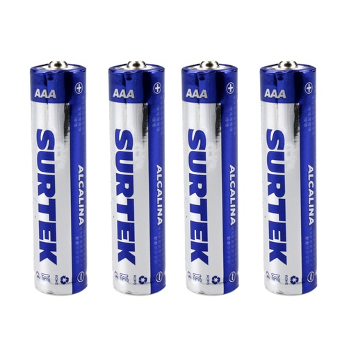 [HC126513] SURTEK PILA ALCALINA AAA PA43A C/4PZ