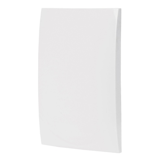[HC14314] VOLTECH PLACA DE ABS CIEGA, LINEA OSLO, COLOR BLANCO