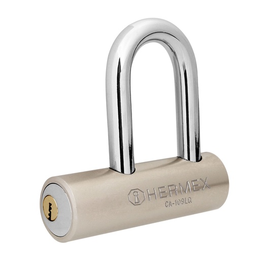 [HC20778] HERMEX CANDADO DE ACERO 109MM GRILLETE LARGO