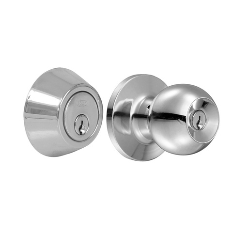 [H010581] LOCK COMBO POMO BOLA FUNCION DOBLEACERO INOXIDABLE   10CB