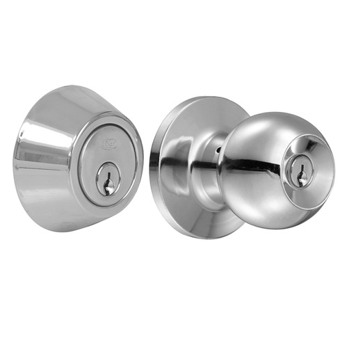 [HC111688] LOCK COMBO POMO BOLA FUNCION SENCILLA ACERO INOXIDABLE  11CB