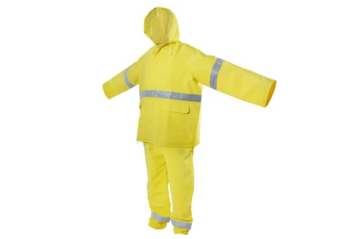 [HC105750] SURTEK IMPERMEABLE 137618 2PZ EG C/CINTAS REFLEJANTES 2"