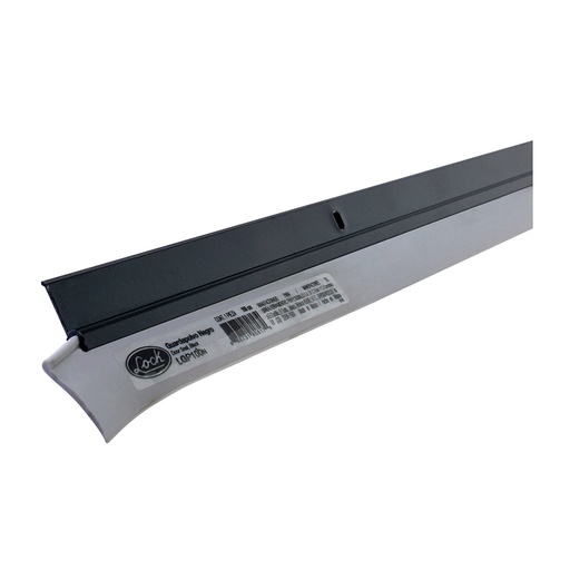 [H010586] LOCK GUARDAPOLVO 100CM NEGRO  P/PUERTA FIJO LGP100N