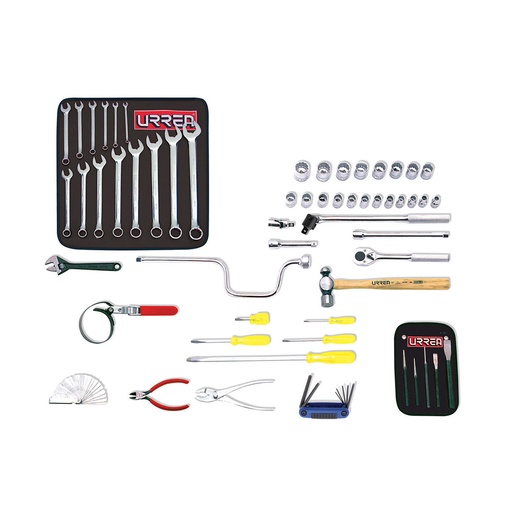 [HC131531] URREA JGO HERRAMIENTA 57PZ    BASICO MM HTA AUTOMOTRIZ