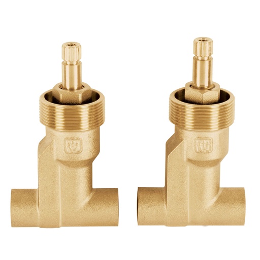 [HC131704] FOSET JGO 2 LLAVES DE EMPOTRARDE LATON SIN MANERALES E-652SB