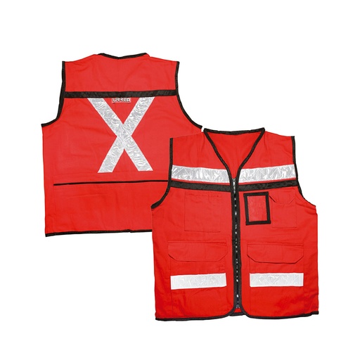 [HC131400] URREA CHALECO USCH14 EXT EXT GDE ROJO D/SEGURIDAD