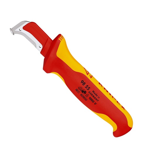 [HC133593] KNIPEX CUCHILLO KNIPEX PELACABLE  AISLADO1000V 98 55SB