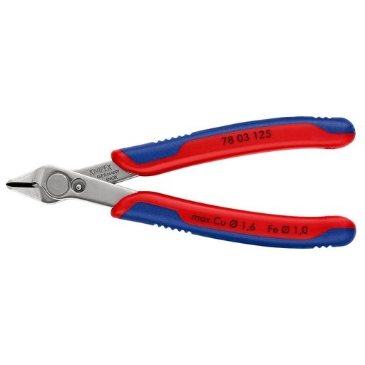 [HC133605] KNIPEX PINZA CORTE AL RAS 5" MANGOBI-MAT 78 03 125SB