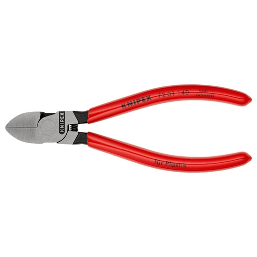 [HC133606] KNIPEX PINZA CORTE DIAGONAL 5-1/2" P/PLASTICOS 72 01 140