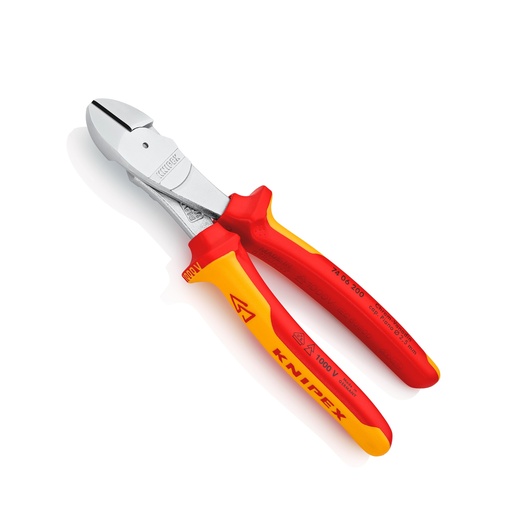 [HC133608] KNIPEX PINZA CORTE DIAGONAL 8" AISLADA 1000V 74 06 200SB