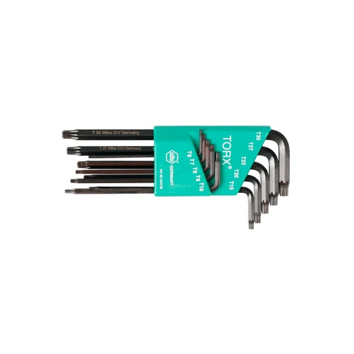 [HC128722] WIHA JGO LLAVE TORX "L" LARGAS T6-T30 10PZAS MOD. 37192