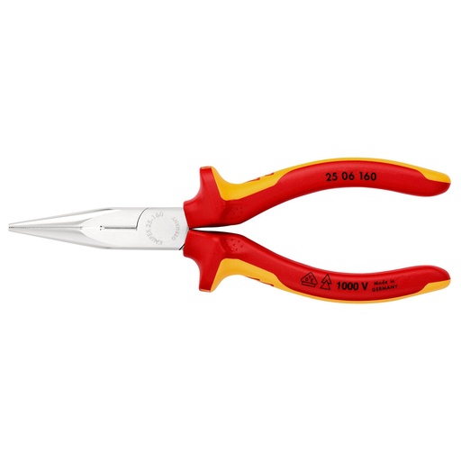 [HC133620] KNIPEX PINZA PUNTA C/CORTE 6" AISLADA 1000V 25 06 160SB