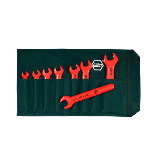 [HC128701] WIHA JGO. LLAVES ABIERTAS     AISLADAS DE 8PZAS STD 5/16"-3/