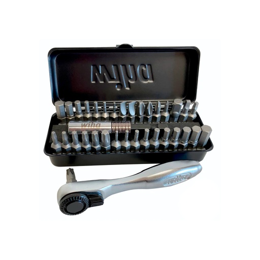 [HC128707] WIHA JGO PUNTAS MIXTO 35PZ    C/MATRACA 74996