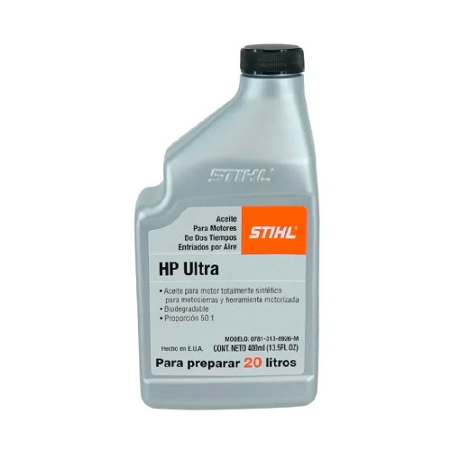 [HC134096] STIHL ACEITE HP ULTRA         P/MOTOR 2 TIEMPOS 400ML GRIS