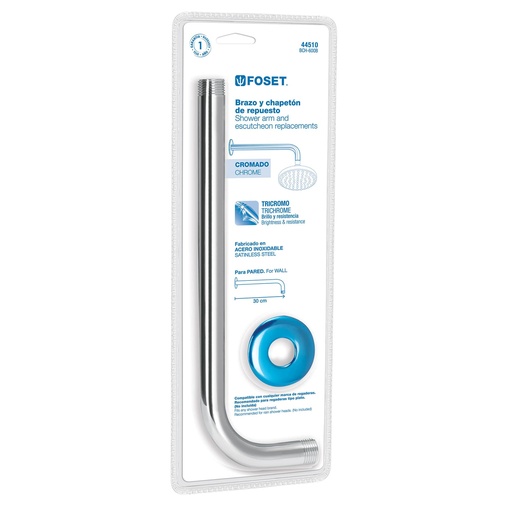 [HC134032] FOSET BRAZO Y CHAPETON BCH-600BP/REGADERA AQUA BLISTER