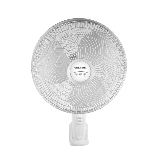 [HC134154] TAURUS VENTILADOR PARED 16"   BCO 2VEL 5ASPAS PLAST