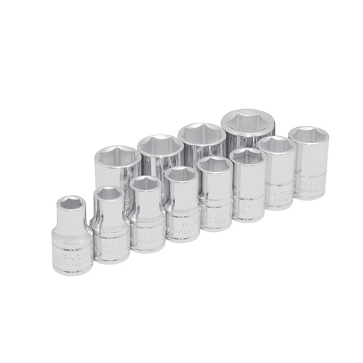 [HC130487] URREA JGO 12PZ DADOS 54213 1/2" METRICO 6PUNTAS